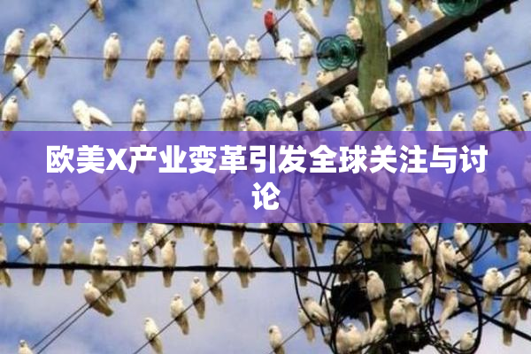 欧美X产业变革引发全球关注与讨论