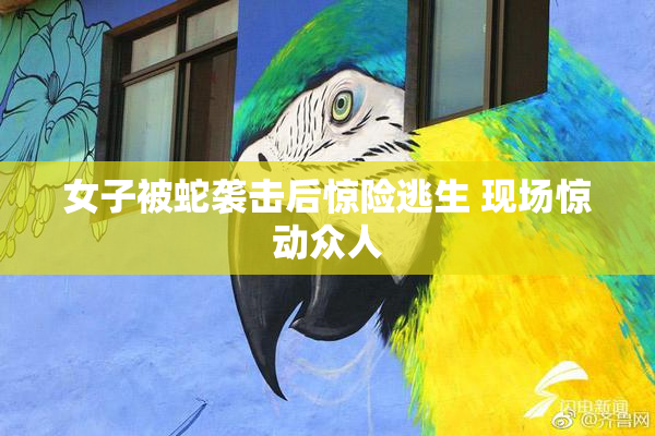 女子被蛇袭击后惊险逃生 现场惊动众人