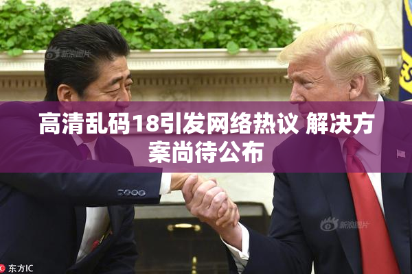 高清乱码18引发网络热议 解决方案尚待公布