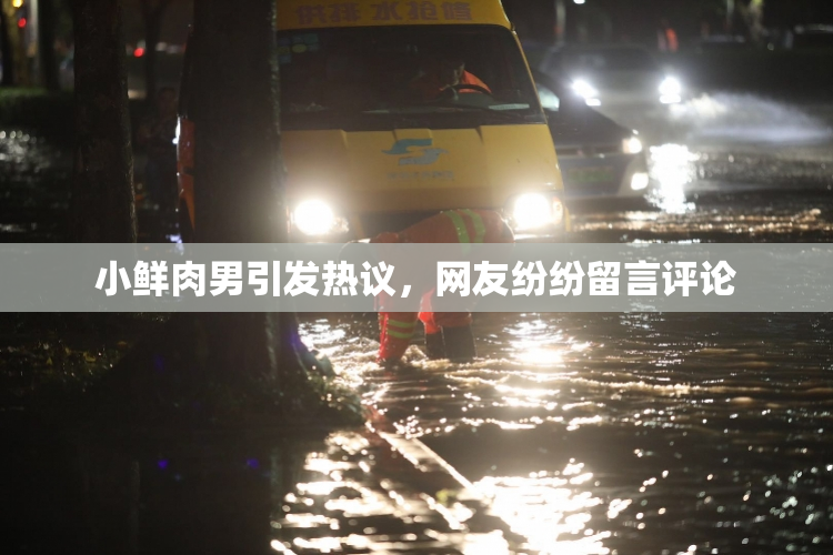 小鲜肉男引发热议，网友纷纷留言评论