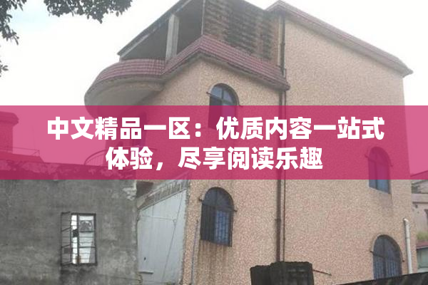 中文精品一区：优质内容一站式体验，尽享阅读乐趣