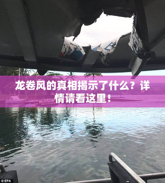 龙卷风的真相揭示了什么？详情请看这里！