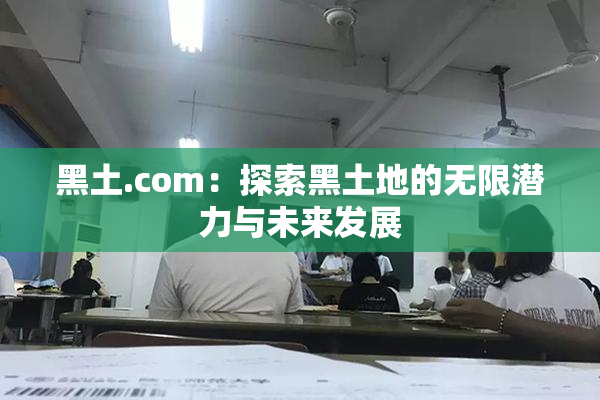 黑土.com：探索黑土地的无限潜力与未来发展
