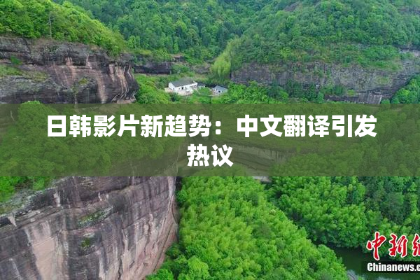 日韩影片新趋势：中文翻译引发热议