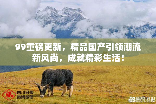 99重磅更新，精品国产引领潮流新风尚，成就精彩生活！